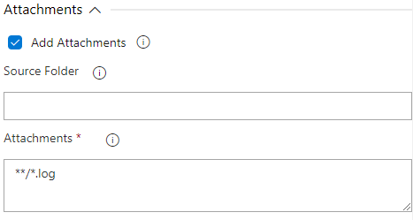 Configuring work item attachments Attachments Parameters